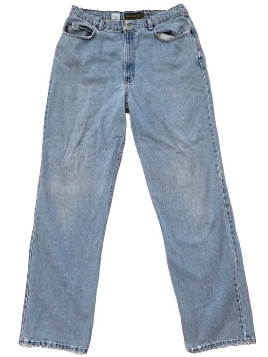 Timberland Other - Timberland Jeans Mens 35x34 Distressed Baggy Straight Grunge Workwear Denim